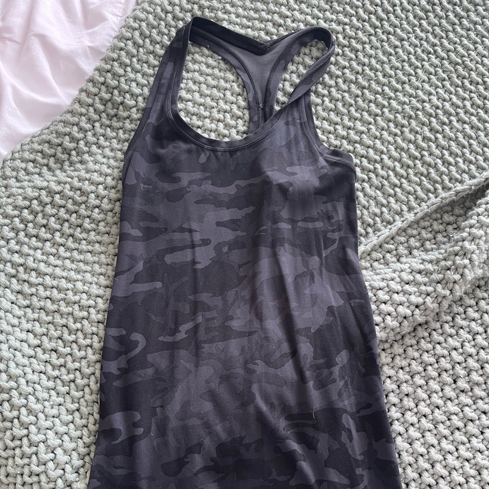 Lululemon camo racer back tank